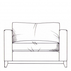 Chair In Fabric - Rothko