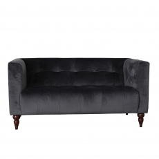 Cosenza Wooden - 2 Seat Sofa In Fabric Or Leather