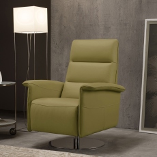 Swivel Chair With Manual Recliner - Viaggio