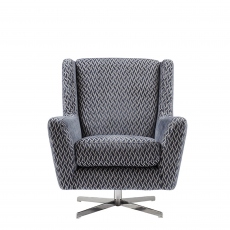 Morgan - Swivel Accent Chair In Fabric