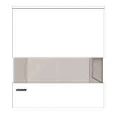 Varenna - HVR4-401 Wall Unit To Hang Freely Or For Panels Right Hinge