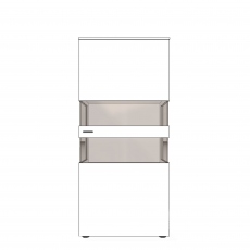 Varenna - UV8-402R Display Unit With Two Glass Sides With Right Hinge