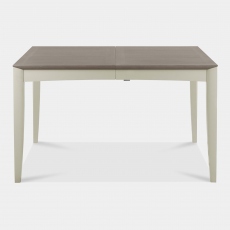 130cm Extending Dining Table In Grey Washed Oak With Soft Grey Finish - Bremen
