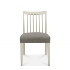 Bremen - Soft Grey Finish Low Dining Chair