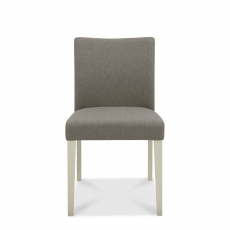 Bremen - Fabric Washed Grey Finish Dining Chair In Titanium