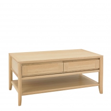 Bremen - Coffee Table With 1 Drawer With Oak Finish