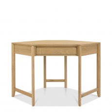 Corner Desk With Oak Finish - Bremen