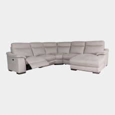 4 Piece RHF Chaise Power Recliner Corner Group In Fabric - Caruso