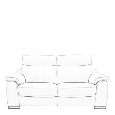 2.5 Seat 2 Manual Recliner Compact Sofa In Fabric - Caruso