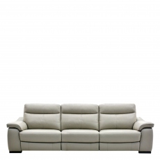 3 Seat Sofa With 2 Manual Recliners In Fabric - Caruso