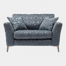 Scala - Cuddler In Accent Fabric & Scatter Cushions In Sirius Teal
