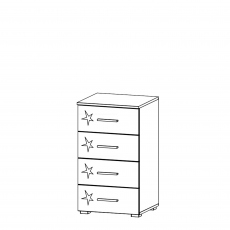 Cosmo - 4 Drawer Narrow Chest