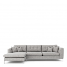 Colorado - Large LHF Chaise Standard Back Sofa In Fabric