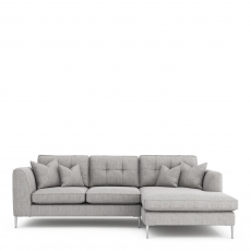 Colorado - Small RHF Chaise Standard Back Sofa In Fabric