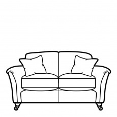 2 Seat Formal Back Sofa In Leather - Parker Knoll Devonshire