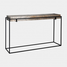 Console Table In Champagne Finish - Fairway