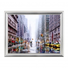 by Richard Macneil - Rainfall On 5th Avenue