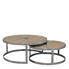 Georgetown - Set Of 2 Coffee Tables In Smokey Grey Finish