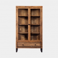 Delta - Display Cabinet In Reclaimed Timber