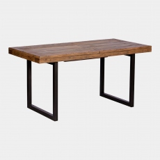 Delta - Flip Top Dining Table In Reclaimed Timber