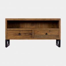Delta - Small TV Unit In Reclaimed Timber