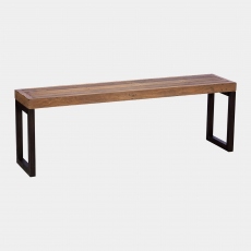 Delta - 155cm Bench In Reclaimed Timber