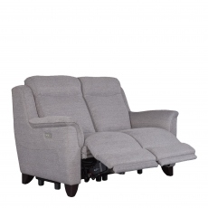 2 Seat Sofa Rechargeable Motor Double Power Recliners In Fabric - Parker Knoll Manhattan