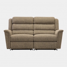 Large 2 Seat Sofa With Double Power Recliners & USB Ports In Fabric - Parker Knoll Colorado