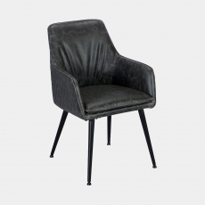 Faux Leather Armchair - Abbey