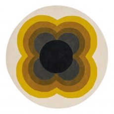 Orla Kiely Rug Sunflower Yellow 060006