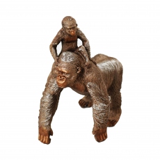 Bronze - Great Ape & Child Standing