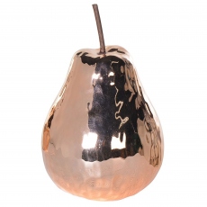 Hammered Copper - Ceramic Pear 