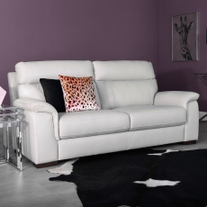 2.5 Seat Sofa With Power Recliner 1 Arm RHF In Leather - Sorrento