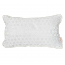 Tess Daly Hexagon White Bolster Cushion
