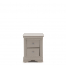 Avignon - Bedside Chest Taupe Painted Finish