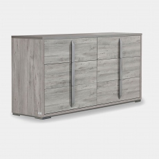 Harper - 6 Drawer Large Chest In Ash & Osage High Gloss Finish