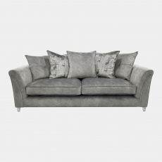 4 Seat Pillow Back Sofa In Fabric - Vesper