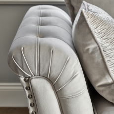 Pillow Back 3 Seat Sofa In Fabric Band 1 - Gabriella