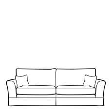Large Loose Cover Sofa In Fabric - Collins & Hayes Heath