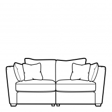 Collins & Hayes Maple - Small Fixed Cover Standard Back Sofa In Fabric