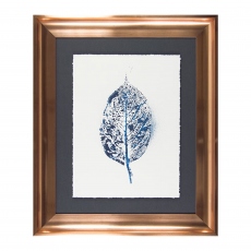 Beginning In Blue III - Framed Print by Amy Evans