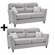 3 Seat & 2 Seat Sofa In Fabric - Hetty