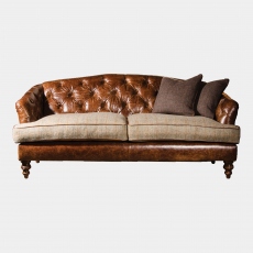 Petit Sofa In Fabric & Leather - Tetrad Dalmore