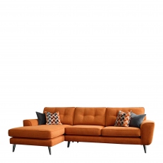 Malaga - Large LHF Chaise Sofa In Fabric