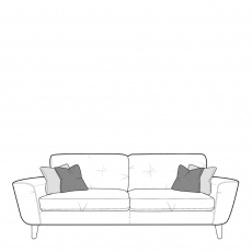 Malaga - Extra Large Sofa In Fabric