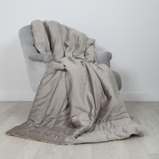 Laurence Llewelyn-Bowen Chic Velour Throw Linen