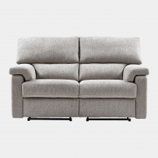 2 Seat 2 Power Recliner Sofa In Fabric - Crafton