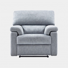 Manual Recliner Chair In Fabric - Crafton