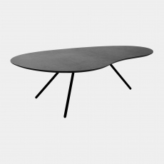 Cirrus - 120cm Coffee Table Anthracite 0027GA Black Frame