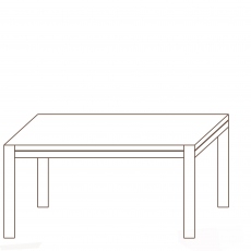 160 x 98cm Dining Table Oak - Porto